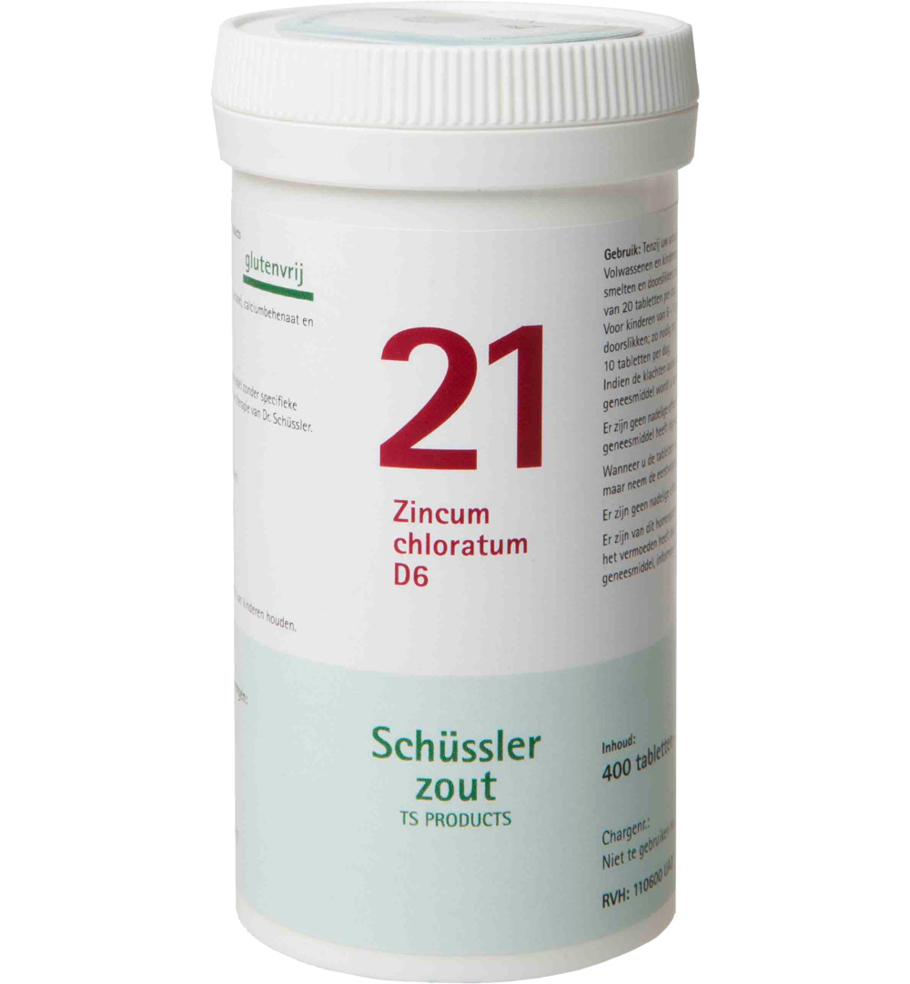 Pfluger Zincum chloratum 21 D6 Schussler (400 tabletten)