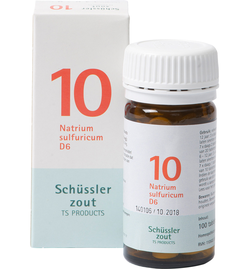 Pfluger Natrium sulfuricum 10 D6 Schussler (100 tabletten)