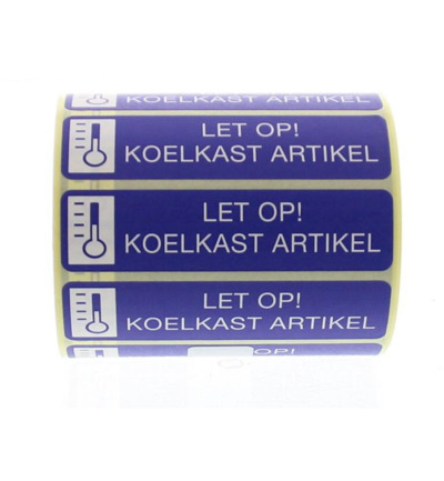 Spruyt Hillen Sticker let op koelkast artikel (500 stuks)