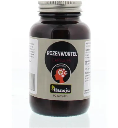 Hanoju Rhodiola rozenwortel 3% Rosavin 400mg (90 capsules)