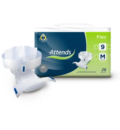 Attends Flex 9 Maat M 75-105 Cm (26 Stuks)