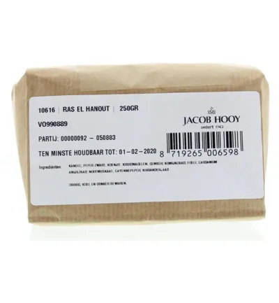 Jacob Hooy Ras el hanout (250 gr)