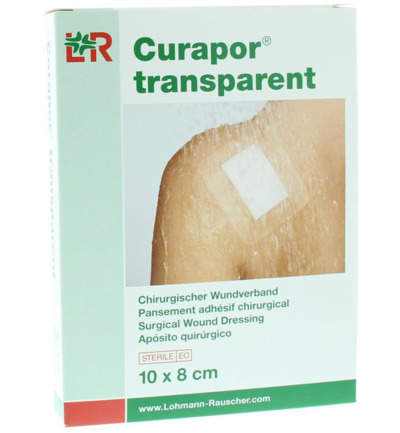 Curapor Transparant 10 x 8 cm steriel (5 stuks)