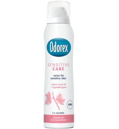 Odorex Body heat responsive spray sensitive care (150 ml)