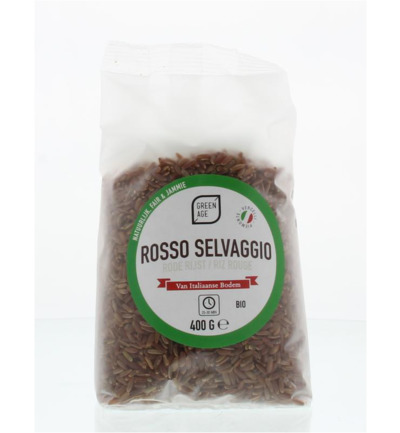 Greenage Rode Rijst Rosso Selvaggio Bio (400 gr)