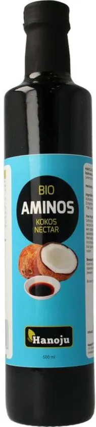Hanoju Aminos Kokosnoot Nectar Bio (500 ml)