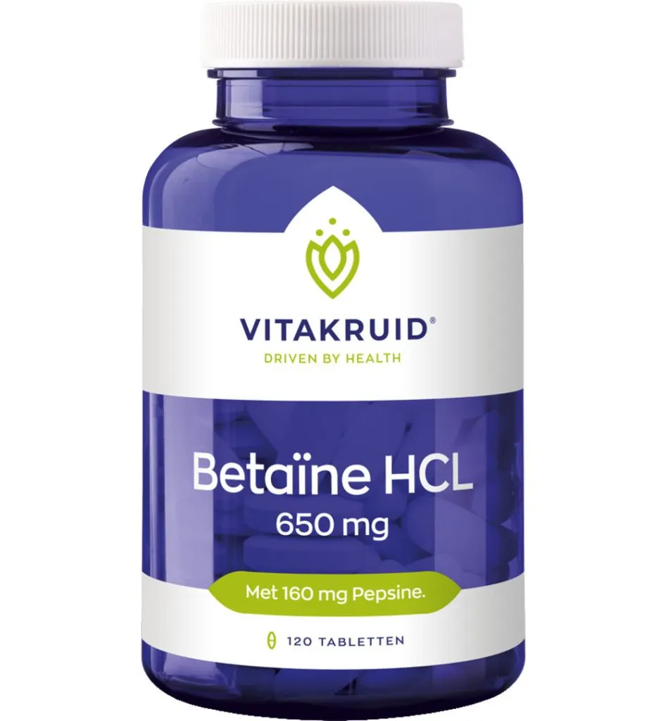 Vitakruid Betaïne Hcl 650 Mg (120 tabletten)