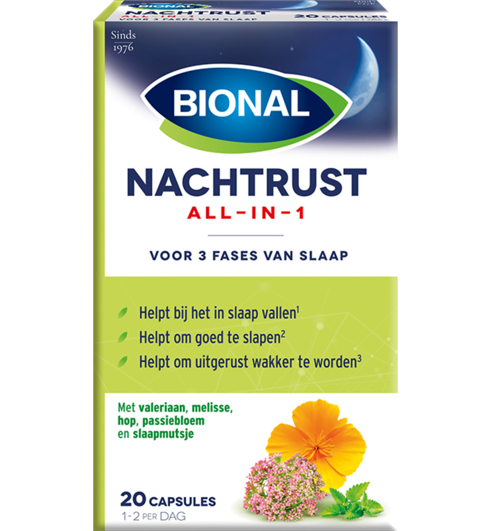 Bional Nachtrust All-In-1 (20 capsules)