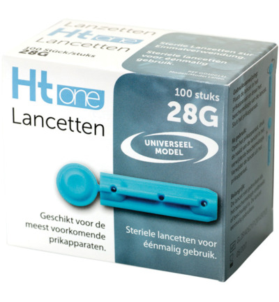 Diversen HT One prik lancetten 28G (100 stuks)