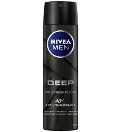 Nivea Men deodorant deep spray (150 ml)