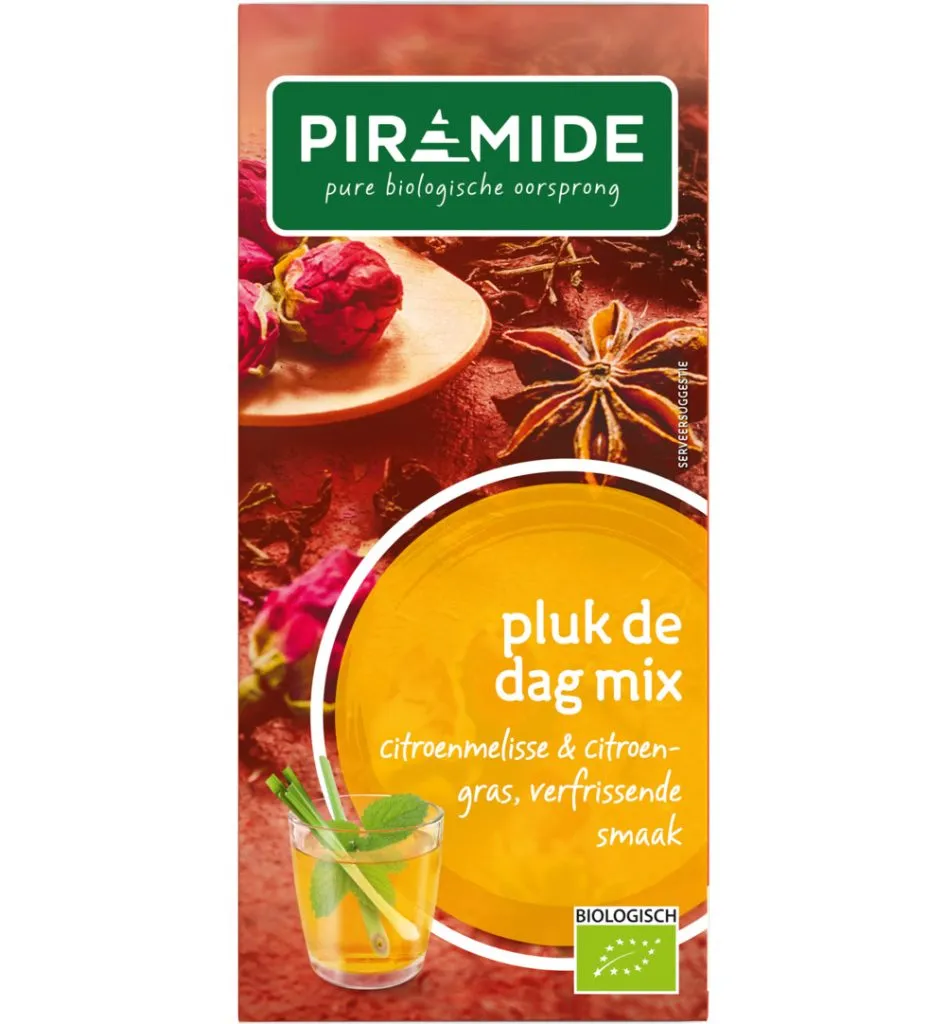 Piramide Pluk De Dag Mix Thee Eko Bio (20 stuks)