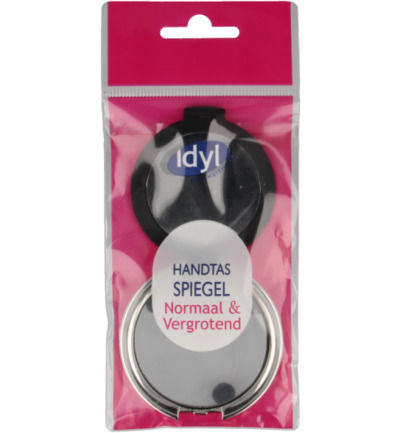 Idyl Spiegel normaal & vergrotend voor in je handtas (1 stuk)