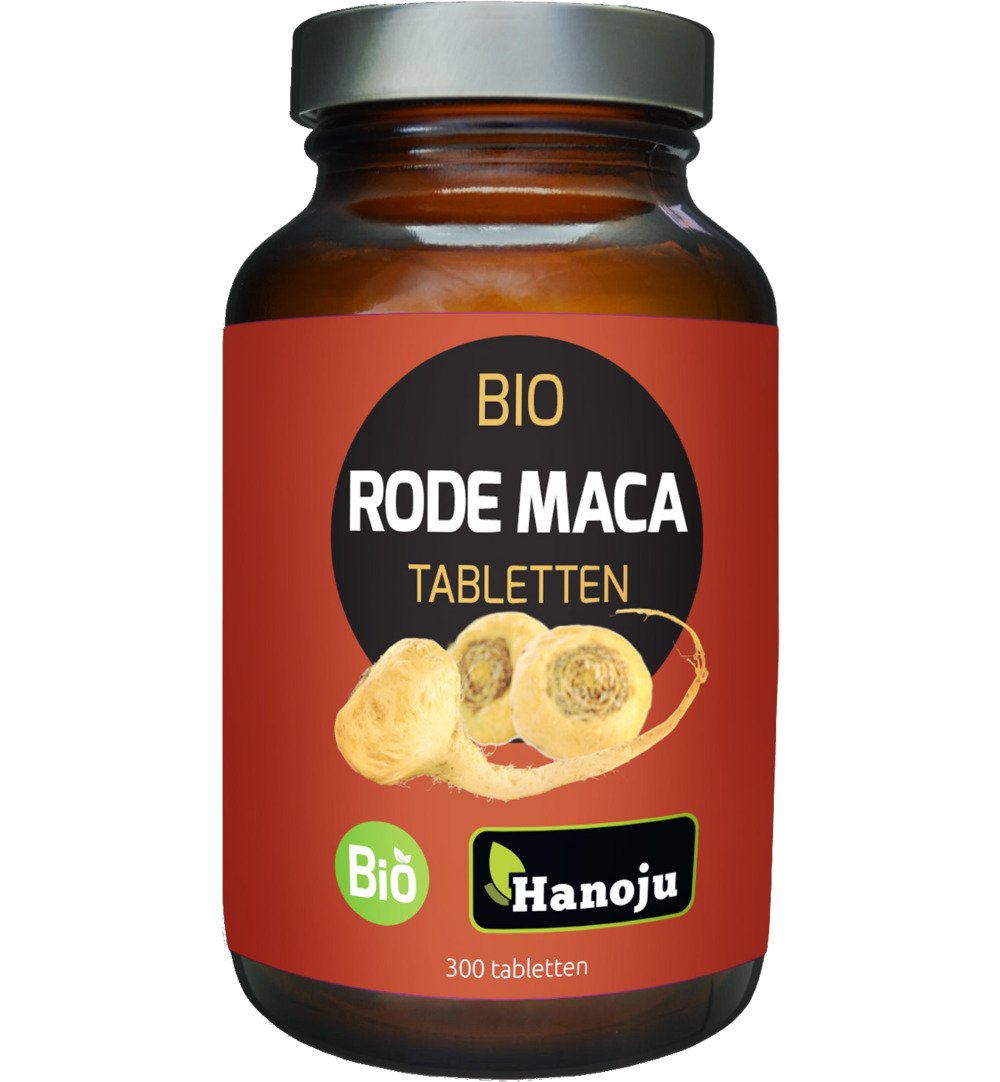 Hanoju Bio rode maca (300 tabletten)
