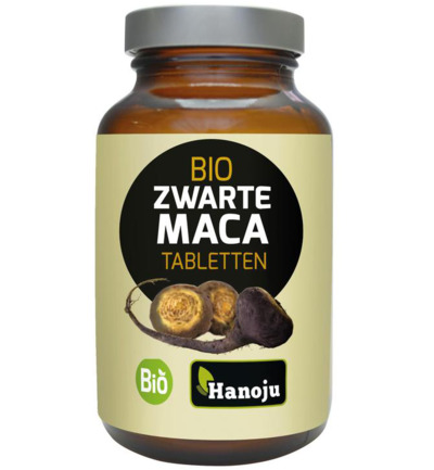 Hanoju Bio zwarte maca (300 tabletten)