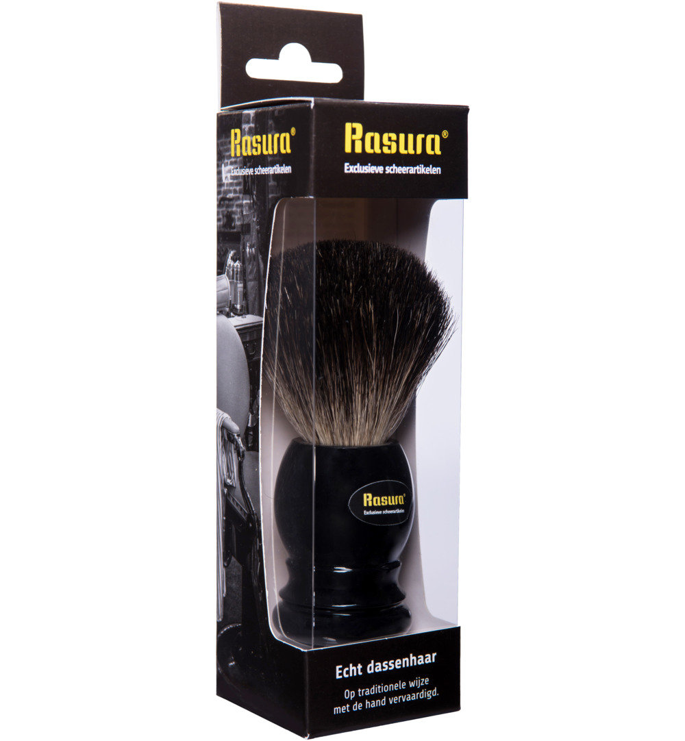 Rasura Scheerkwastgraudas zwart (1 stuk)