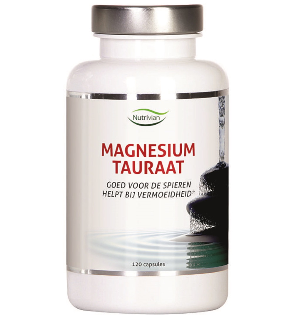 Nutrivian Magnesium Tauraat B6 (120 capsules)