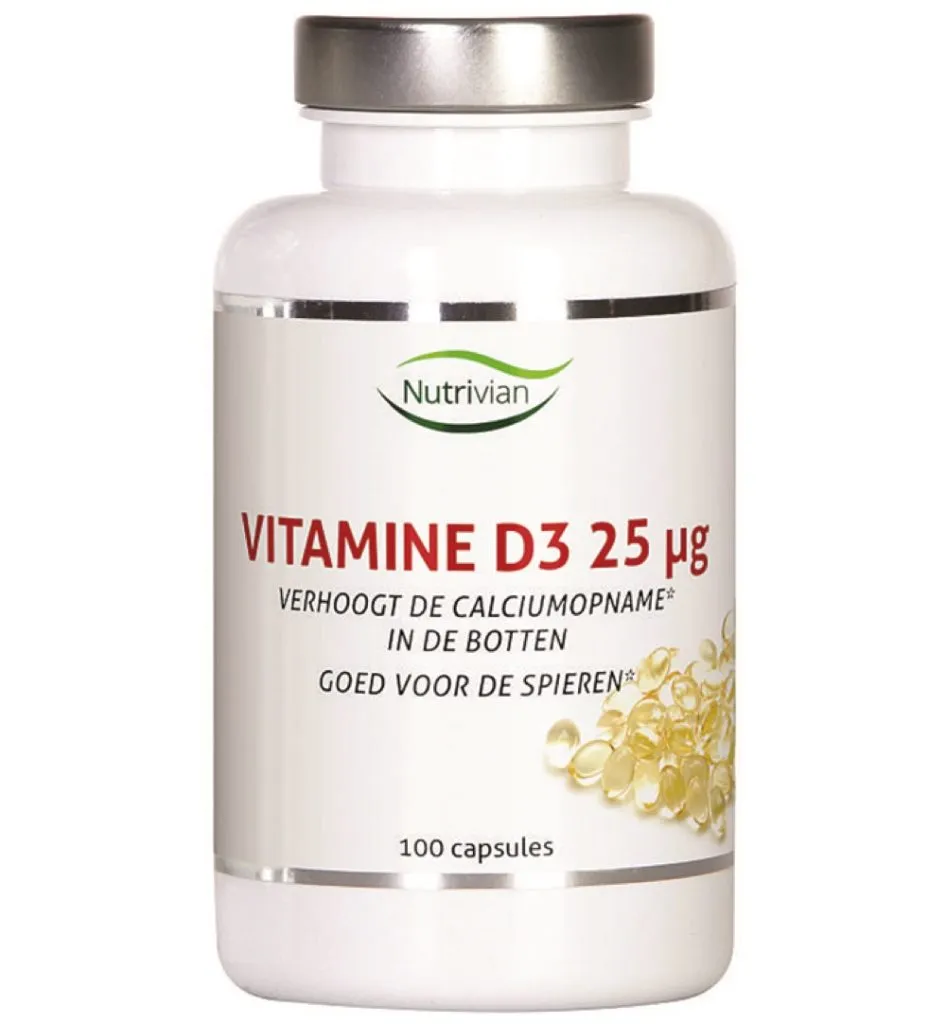 Nutrivian Vitamine D3 25mcg (100 capsules)