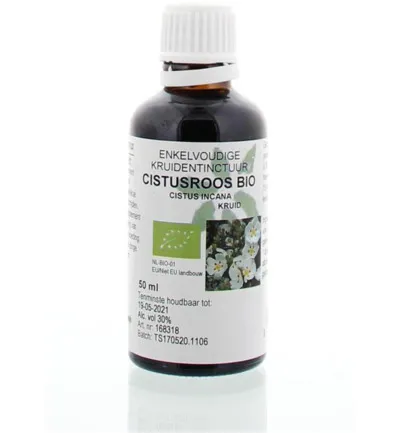 De Cruydhof Cistus incana / cistus roos tinctuur bio (50 ml)