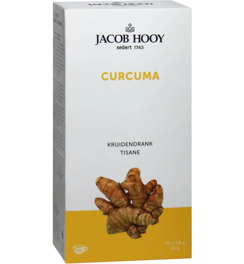 Jacob Hooy Curcuma Theezakjes Gold (20 stuks)