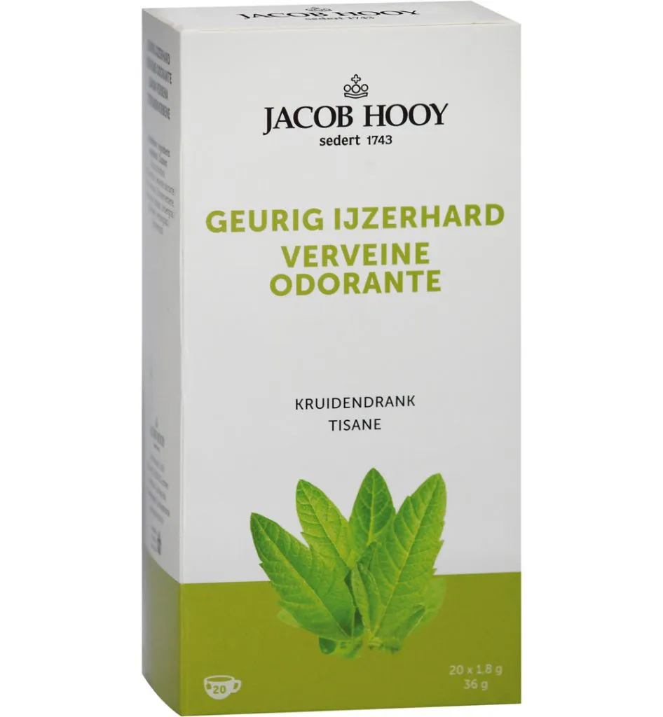 Jacob Hooy Geurig Ijzerhard Theezak Gold (20 stuks)