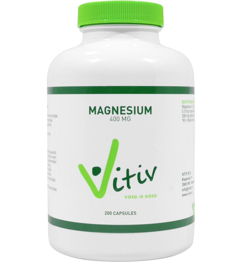 Vitiv Magnesium 400 mg (200 capsules)