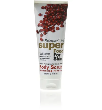 Bodycare Deli Lichaamscrub pomegranate & acai berry (250 ml)
