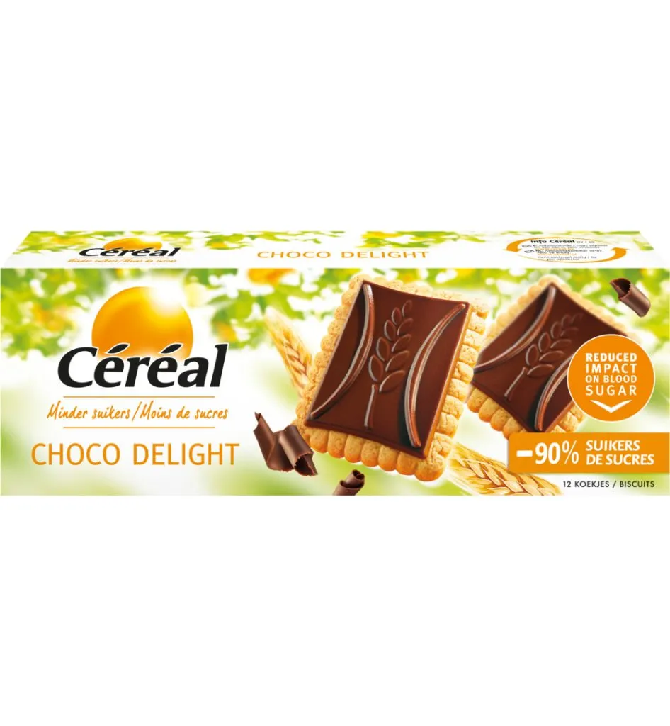 Céréal Koek choco delight minder suikers (126 gr)