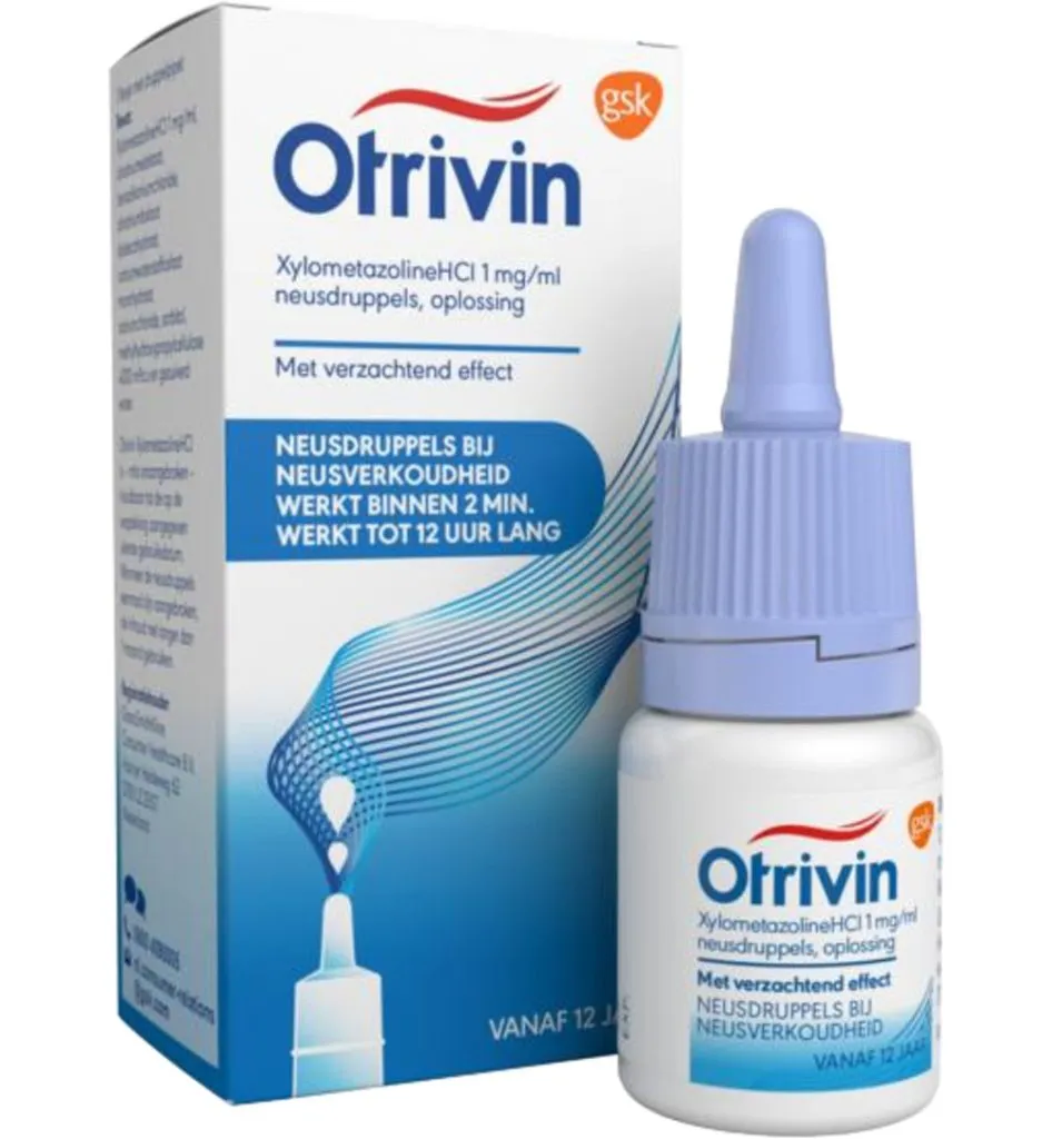 Otrivin Druppels 1mg Verzachtend (10 ml)