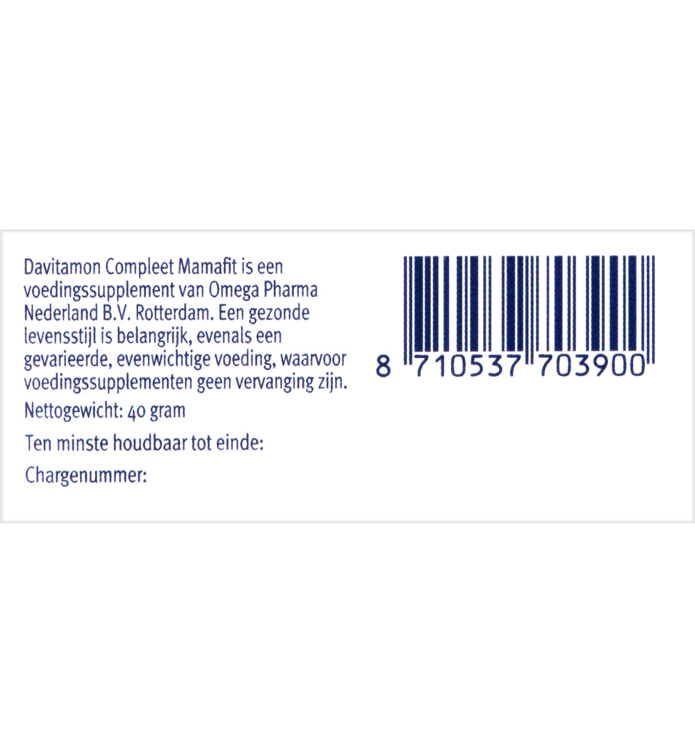 Davitamon Mama fit (60 tabletten) - image 4