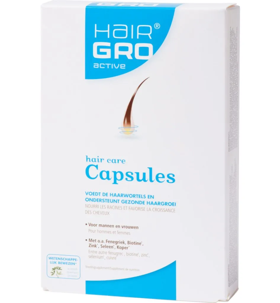 Hairgro Active Haargroei Bevorderend (60 capsules)
