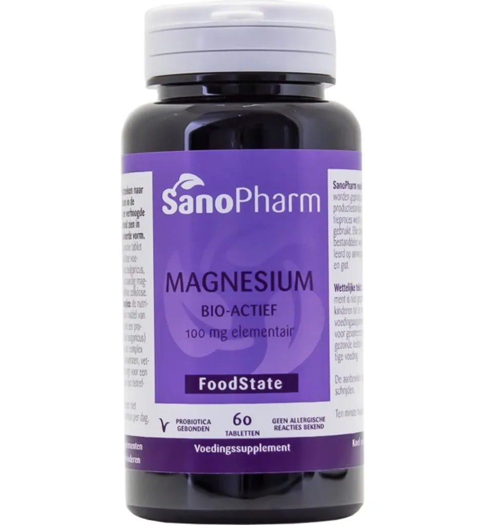 Sanopharm Magnesium 100 mg (60 tabletten)