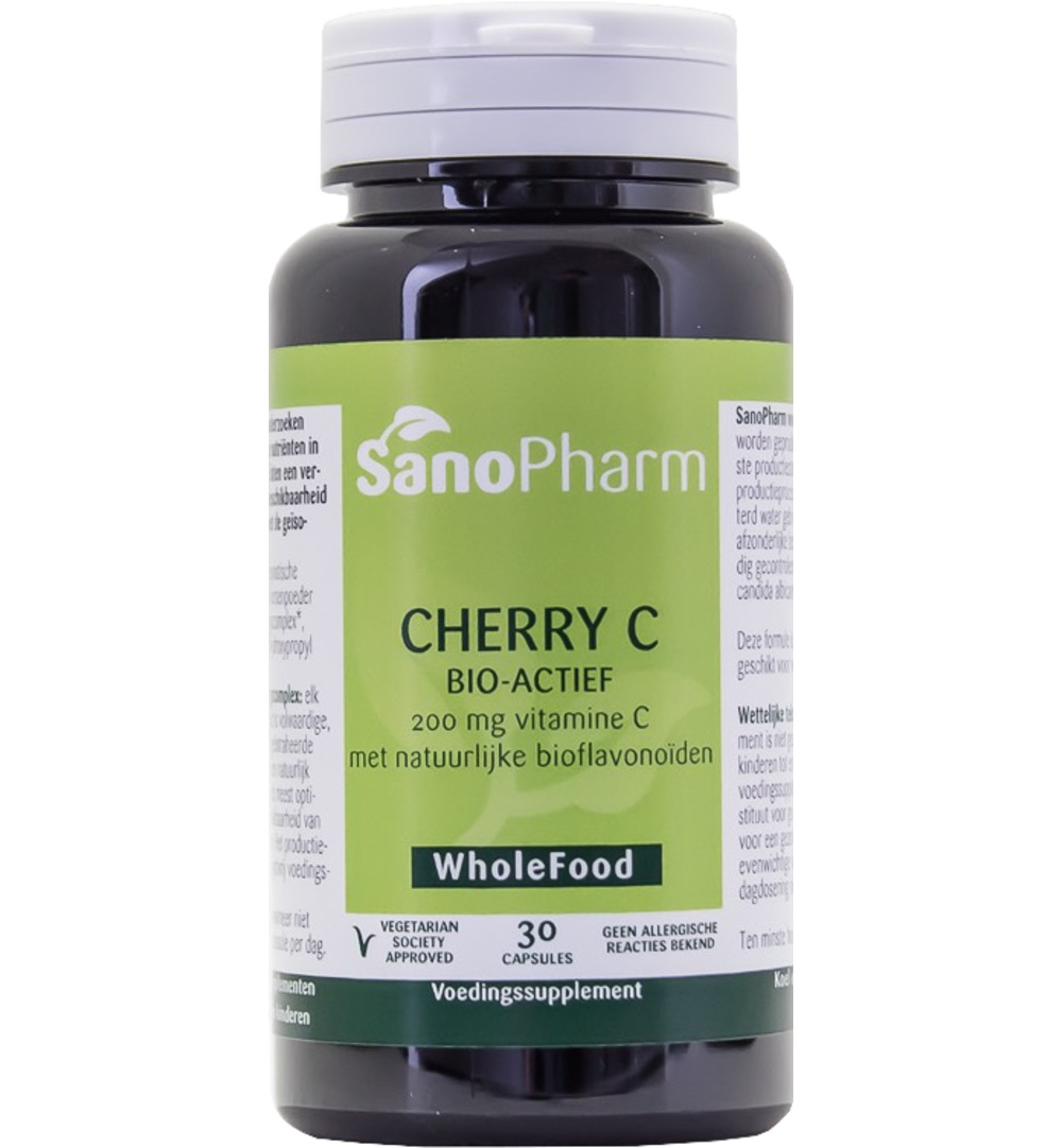 Sanopharm Cherry-C 200 mg wholefood (30 capsules)
