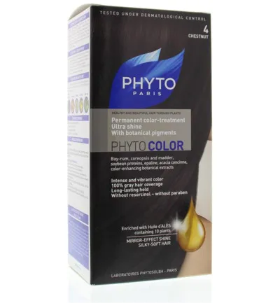 Phyto Paris Phytocolor kastanjebruin 4 (1 stuk)