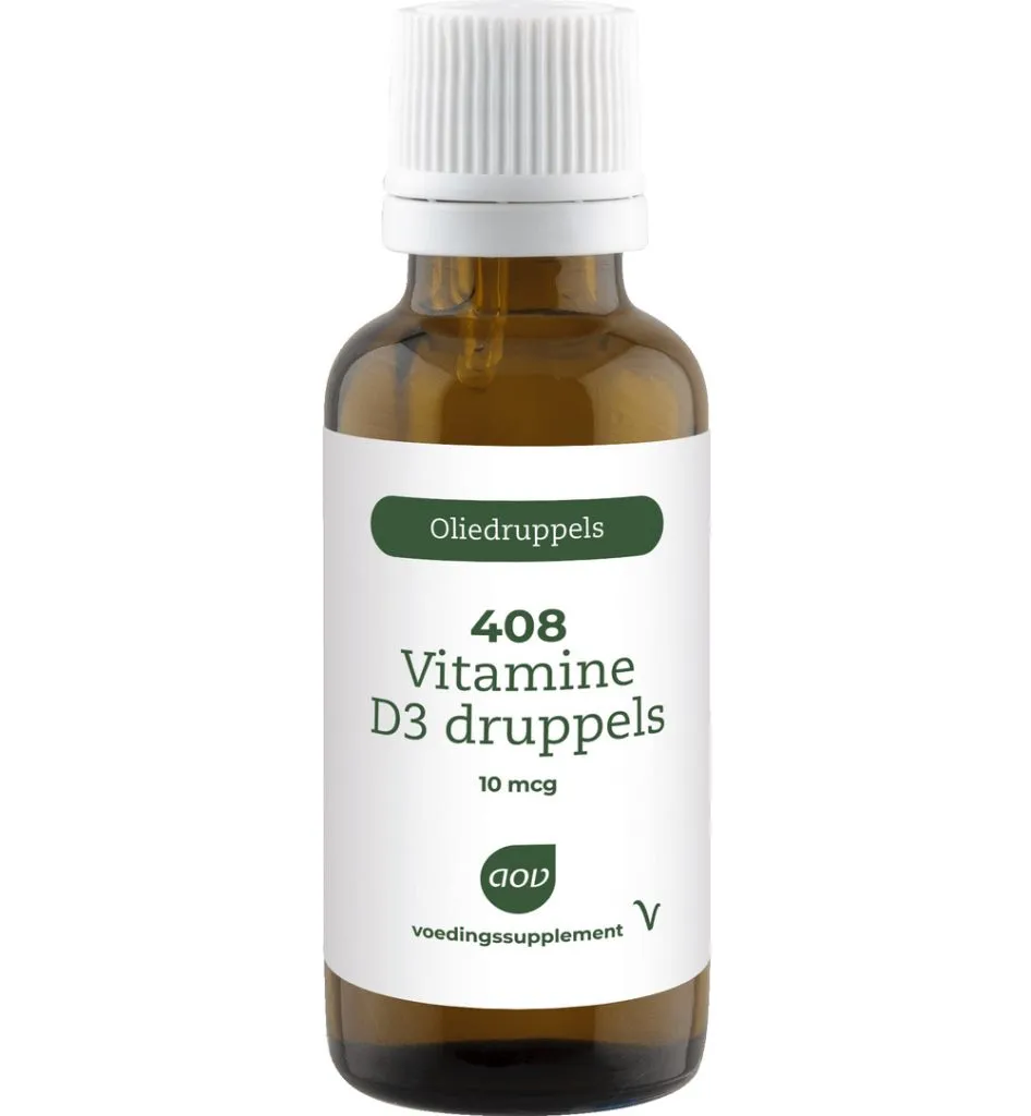 AOV 408 Vitamine D3 druppels 10mcg (25 ml)