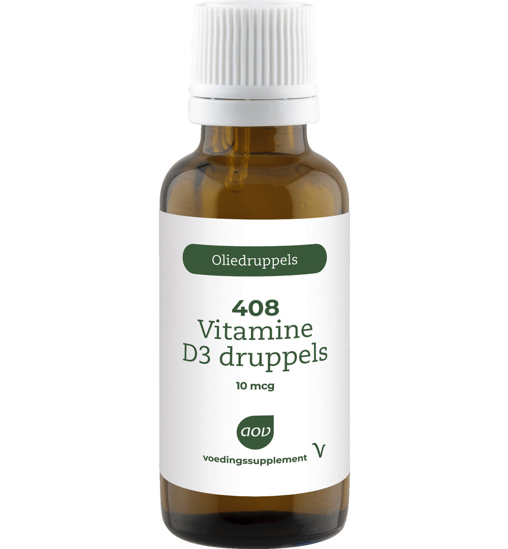 AOV 408 Vitamine D3 druppels 10mcg (25 ml)