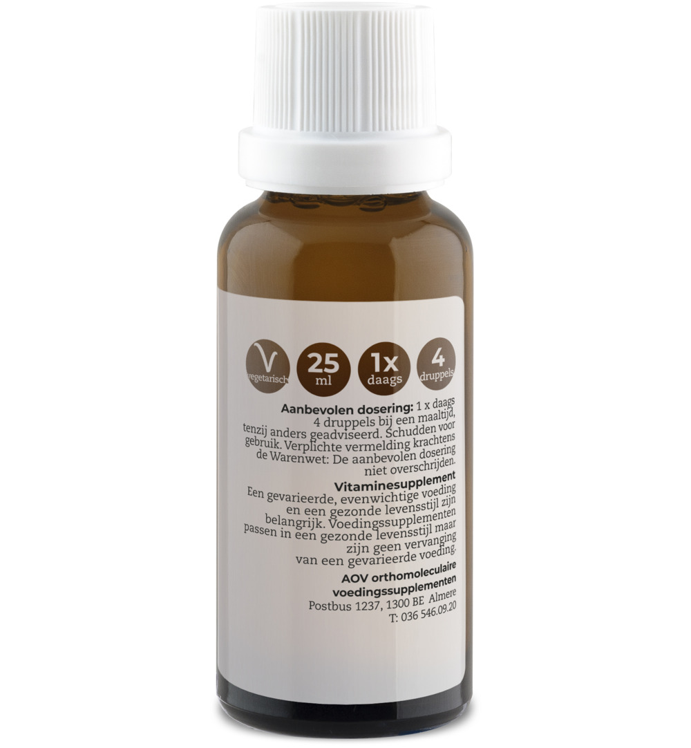 AOV 408 Vitamine D3 druppels 10mcg (25 ml)