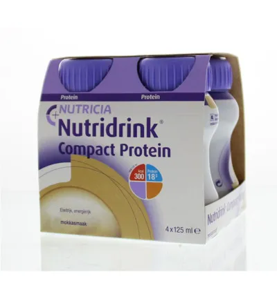 Nutridrink Compact Protein Mokka 125ml (4 stuks)