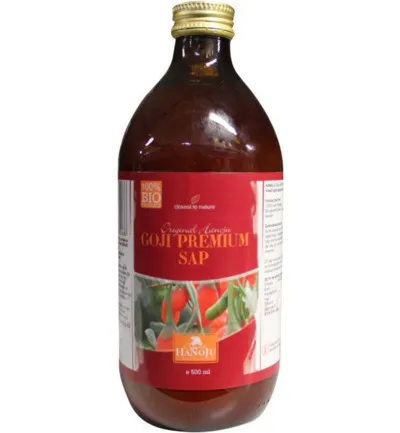 Hanoju Goji premium 100% sap glas fle (500 ml)