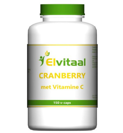 Elvitaal/Elvitum Cranberry + 60mg vitamine C (150 vega capsules)
