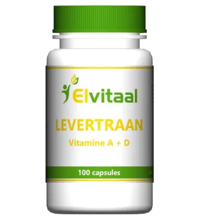 Elvitaal/Elvitum Levertraan A D3 (100 capsules)