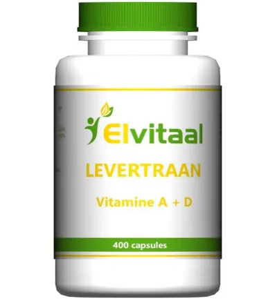 Elvitaal/Elvitum Levertraan A D3 (400 capsules)
