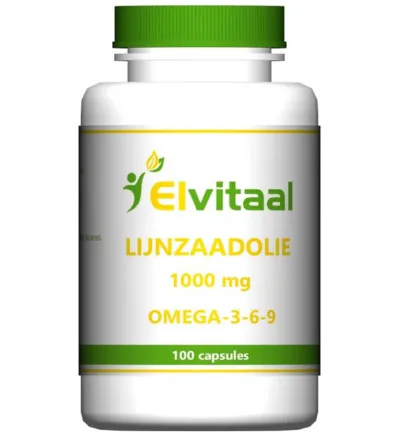 Elvitaal/Elvitum Lijnzaadolie omega 369 (100 capsules)