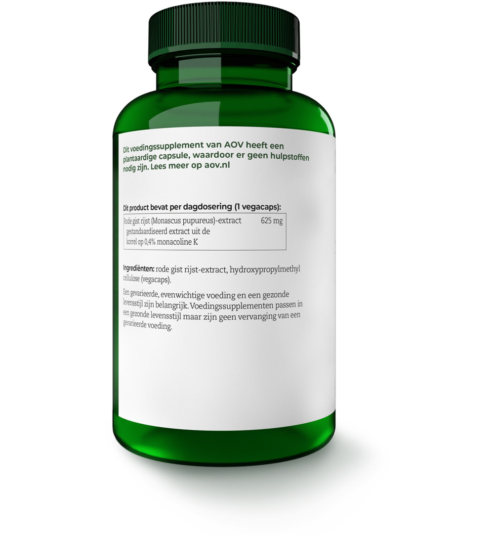 AOV 1104 Rode gist rijst extra (90 vega capsules)