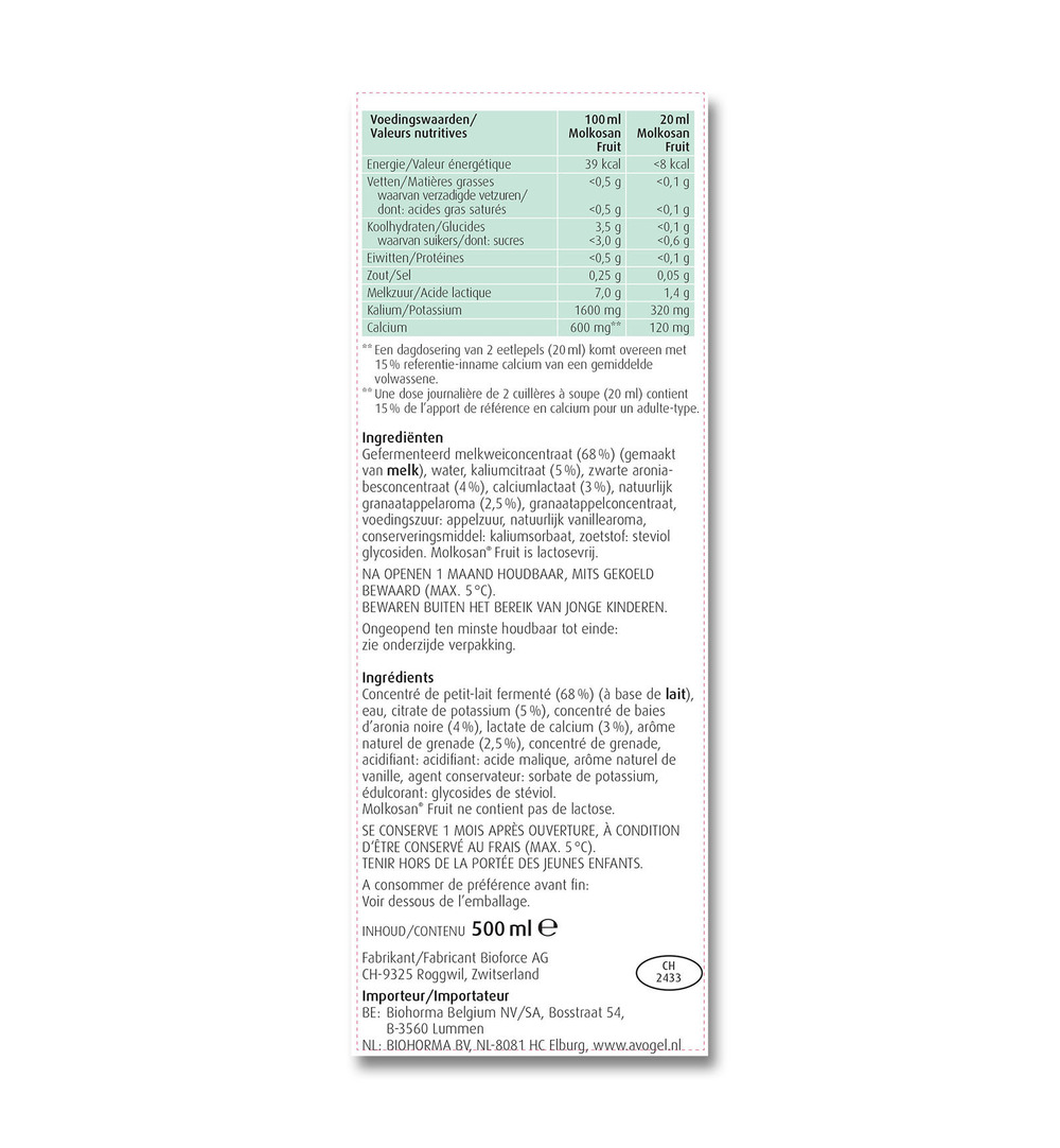 A.Vogel Molkosan fruit (500 ml) - image 4