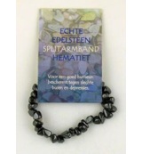 Steengoed Splitarmband hematiet (1 stuk)