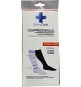 SolvaCare Compressiekous zwart XL 29 - 33 cm (1 paar)