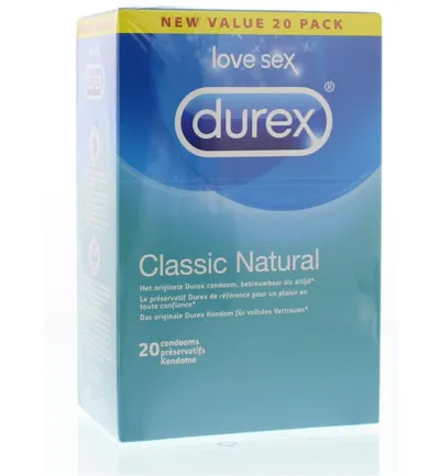 Durex Classic natural (20 stuks)