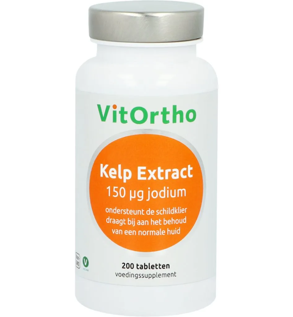VitOrtho Kelp extract - 150 mcg jodium (200 tabletten)