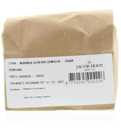 Jacob Hooy Moringa oleifera gemalen (250 gr)
