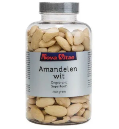 Nova Vitae Amandelen Wit Ongebrand Raw (300 gr)